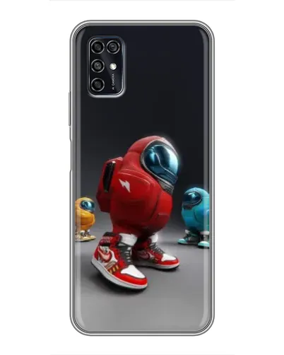 Чехол для ZTE Blade V2020 Smart с картинкой «Among Us — 3D стиль»