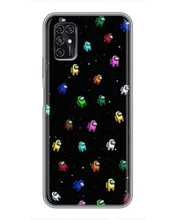 Чехол для ZTE Blade V2020 Smart с картинкой «Экипаж Among Us»