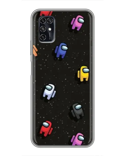 Чехол для ZTE Blade V2020 Smart с картинкой «Космический паттерн Among Us»