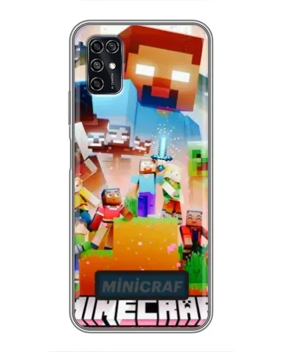 Чехол для ZTE Blade V2020 Smart с картинкой «Minecraft герои игры» Чехол для ZTE Blade V2020 Smart с картинкой «Minecraft герои игры»