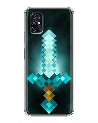 Чехол для ZTE Blade V2020 Smart с картинкой «Алмазный меч неон» Чехол для ZTE Blade V2020 Smart с картинкой «Алмазный меч неон»