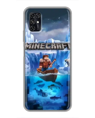 Чехол для ZTE Blade V2020 Smart с картинкой «Minecraft ледяной мир» Чехол для ZTE Blade V2020 Smart с картинкой «Minecraft ледяной мир»