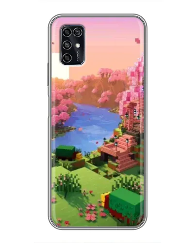Чехол для ZTE Blade V2020 Smart с картинкой «Розовое дерево Minecraft» Чехол для ZTE Blade V2020 Smart с картинкой «Розовое дерево Minecraft»