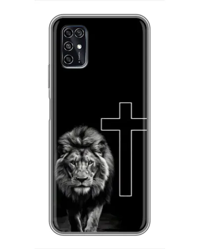 Чехол для ZTE Blade V2020 Smart с картинкой «Лев и Крест» Чехол для ZTE Blade V2020 Smart с картинкой «Лев и Крест»