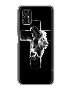Чохол для ZTE Blade V2020 Smart з картинкою «Сяючий хрест Jesus»