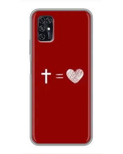 Чохол для ZTE Blade V2020 Smart з картинкою «Рівняння любові»