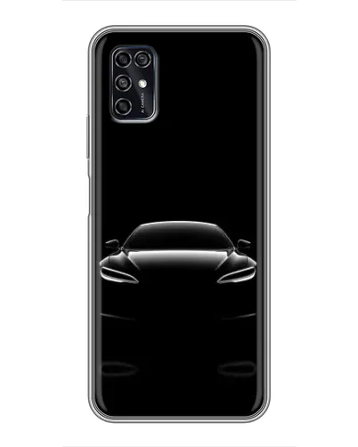 Чохол для ZTE Blade V2020 Smart з картинкою «Силует Tesla Night»