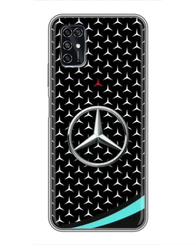 Чехол для ZTE Blade V2020 Smart с картинкой «Mercedes — бирюзовый акцент» Чехол для ZTE Blade V2020 Smart с картинкой «Mercedes — бирюзовый акцент»