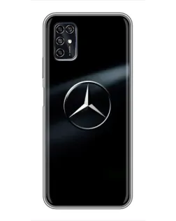Чохол для ZTE Blade V2020 Smart з картинкою «Mercedes на металі»