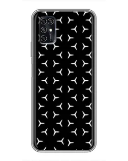 Чохол для ZTE Blade V2020 Smart з картинкою «Mercedes паттерн зірок»