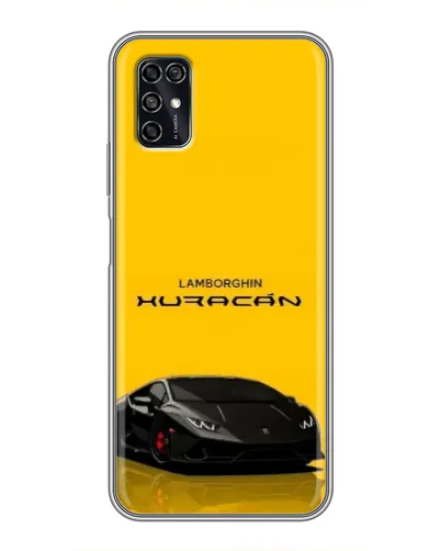 Чохол для ZTE Blade V2020 Smart з картинкою «Lamborghini Huracan чорний»