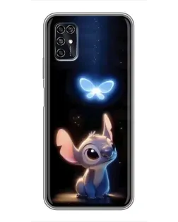 Чехол для ZTE Blade V2020 Smart с картинкой «Сияющий Стич»