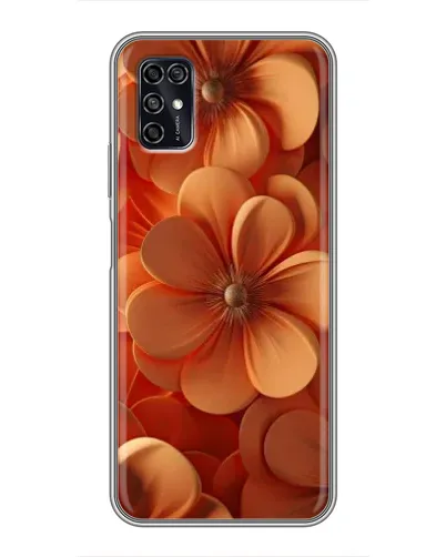 Чехол для ZTE Blade V2020 Smart с картинкой «Оранжевый макро цветок» Чехол для ZTE Blade V2020 Smart с картинкой «Оранжевый макро цветок»