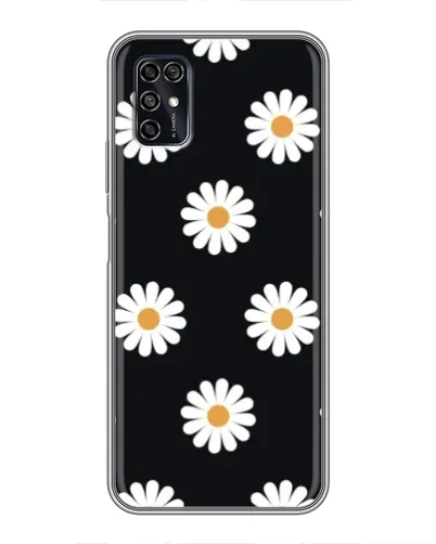Чехол для ZTE Blade V2020 Smart с картинкой «Ромашки на черном» Чехол для ZTE Blade V2020 Smart с картинкой «Ромашки на черном»