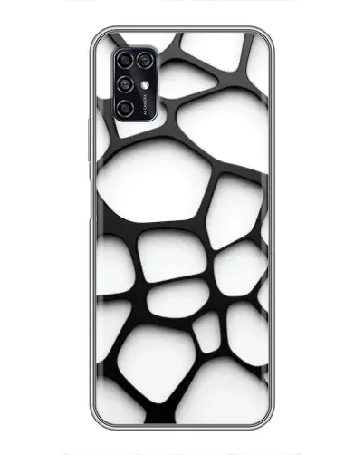 Чехол для ZTE Blade V2020 Smart с картинкой «Белая объемная сетка» Чехол для ZTE Blade V2020 Smart с картинкой «Белая объемная сетка»