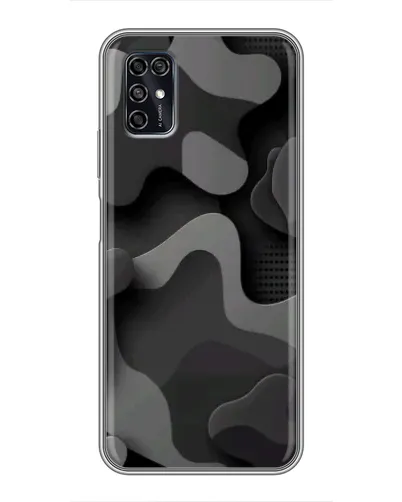 Чехол для ZTE Blade V2020 Smart с картинкой «Темный абстрактный камуфляж» Чехол для ZTE Blade V2020 Smart с картинкой «Темный абстрактный камуфляж»