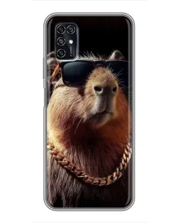 Чохол для ZTE Blade V2020 Smart з картинкою «Капібара золотий ланцюг» Чохол для ZTE Blade V2020 Smart з картинкою «Капібара золотий ланцюг»
