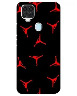 Чехол для ZTE Blade V2020 с картинкой «Jordan Red Pattern»
