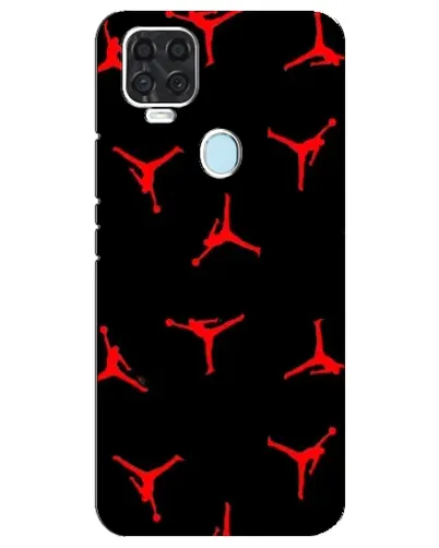 Чехол для ZTE Blade V2020 с картинкой «Jordan Red Pattern»