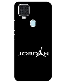 Чехол для ZTE Blade V2020 с картинкой «Jordan White Logo»