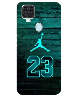 Чехол для ZTE Blade V2020 с картинкой «Jordan Cyan 23»
