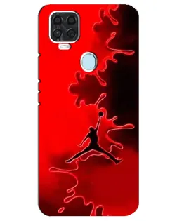 Чехол для ZTE Blade V2020 с картинкой «Jordan Red Smoke»