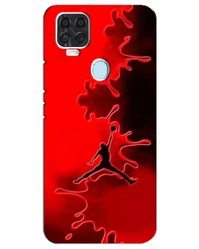 Чехол для ZTE Blade V2020 с картинкой «Jordan Red Smoke»