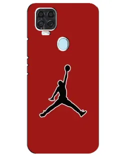 Чехол для ZTE Blade V2020 с картинкой «Jordan Red Back»
