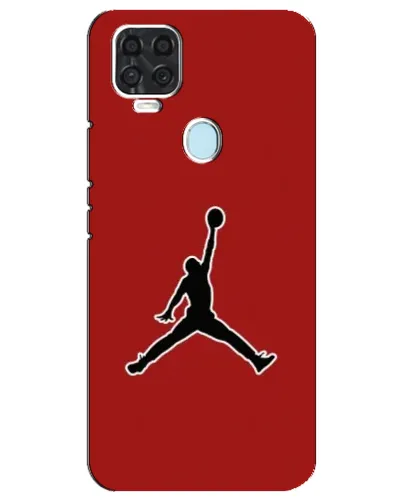 Чехол для ZTE Blade V2020 с картинкой «Jordan Red Back»