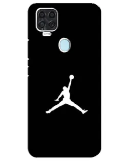 Чехол для ZTE Blade V2020 с картинкой «Jordan Silhouette»
