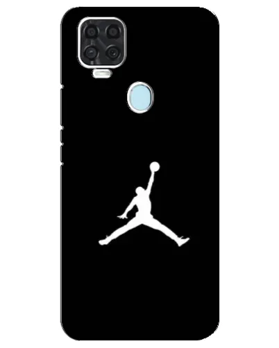 Чехол для ZTE Blade V2020 с картинкой «Jordan Silhouette»