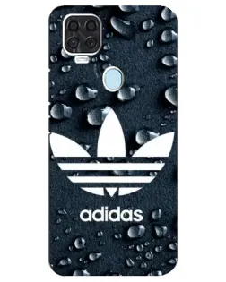 Чехол для ZTE Blade V2020 с картинкой «Adidas Trefoil Blue»