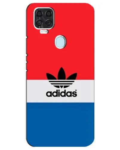 Чехол для ZTE Blade V2020 с картинкой «Ретро блоки Adidas»