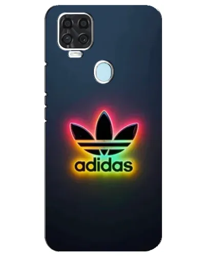 Чехол для ZTE Blade V2020 с картинкой «Неоновый Adidas»