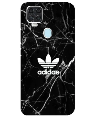 Чехол для ZTE Blade V2020 с картинкой «Белый мрамор Adidas»