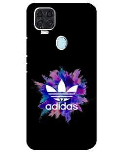 Чехол для ZTE Blade V2020 с картинкой «Взрыв красок Adidas»
