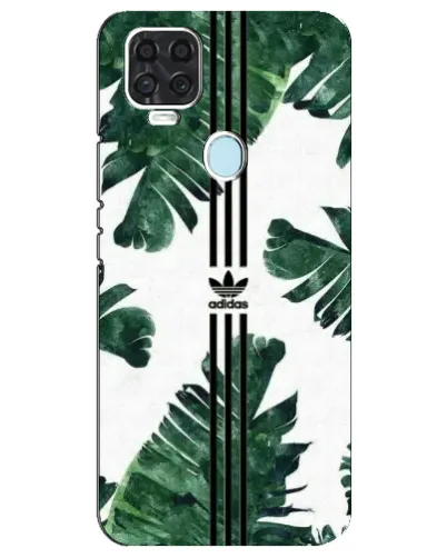 Чехол для ZTE Blade V2020 с картинкой «Пальмовые листья адидас»
