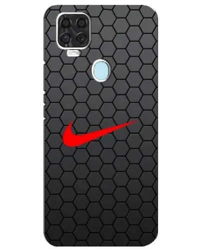 Чехол для ZTE Blade V2020 с картинкой «Nike — карбоновая сетка»