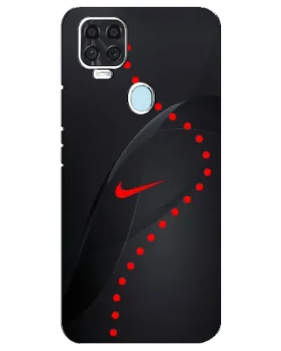 Чехол для ZTE Blade V2020 с картинкой «Абстрактный дизайн Nike»