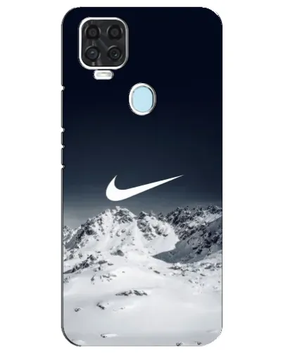 Чехол для ZTE Blade V2020 с картинкой «Nike — зимние горы»