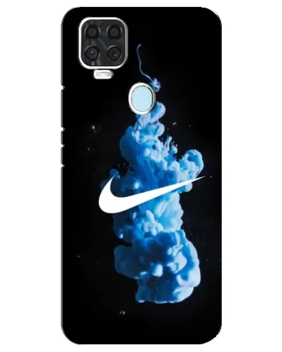 Чехол для ZTE Blade V2020 с картинкой «Nike и синий дым»