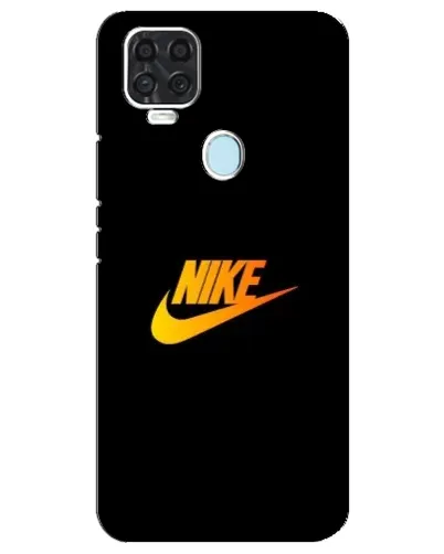 Чехол для ZTE Blade V2020 с картинкой «Золотой логотип Nike»