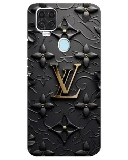 Чехол для ZTE Blade V2020 с картинкой «Кожаная текстура LV»