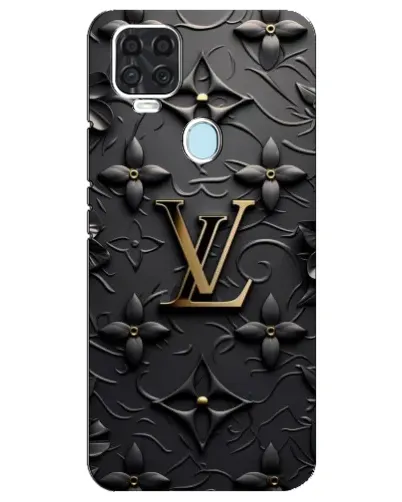 Чехол для ZTE Blade V2020 с картинкой «Кожаная текстура LV»