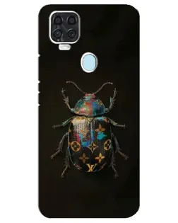 Чехол для ZTE Blade V2020 с картинкой «LV — мраморный принт»