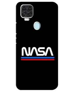 Чехол для ZTE Blade V2020 с картинкой «NASA — классика Red Blue»