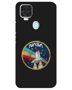 Чехол для ZTE Blade V2020 с картинкой «NASA — эмблема миссии»