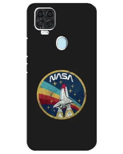 Чехол для ZTE Blade V2020 с картинкой «NASA — эмблема миссии»