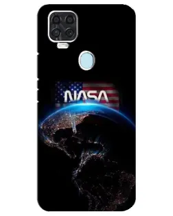 Чехол для ZTE Blade V2020 с картинкой «Земля из космоса NASA»