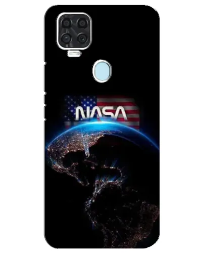 Чехол для ZTE Blade V2020 с картинкой «Земля из космоса NASA»